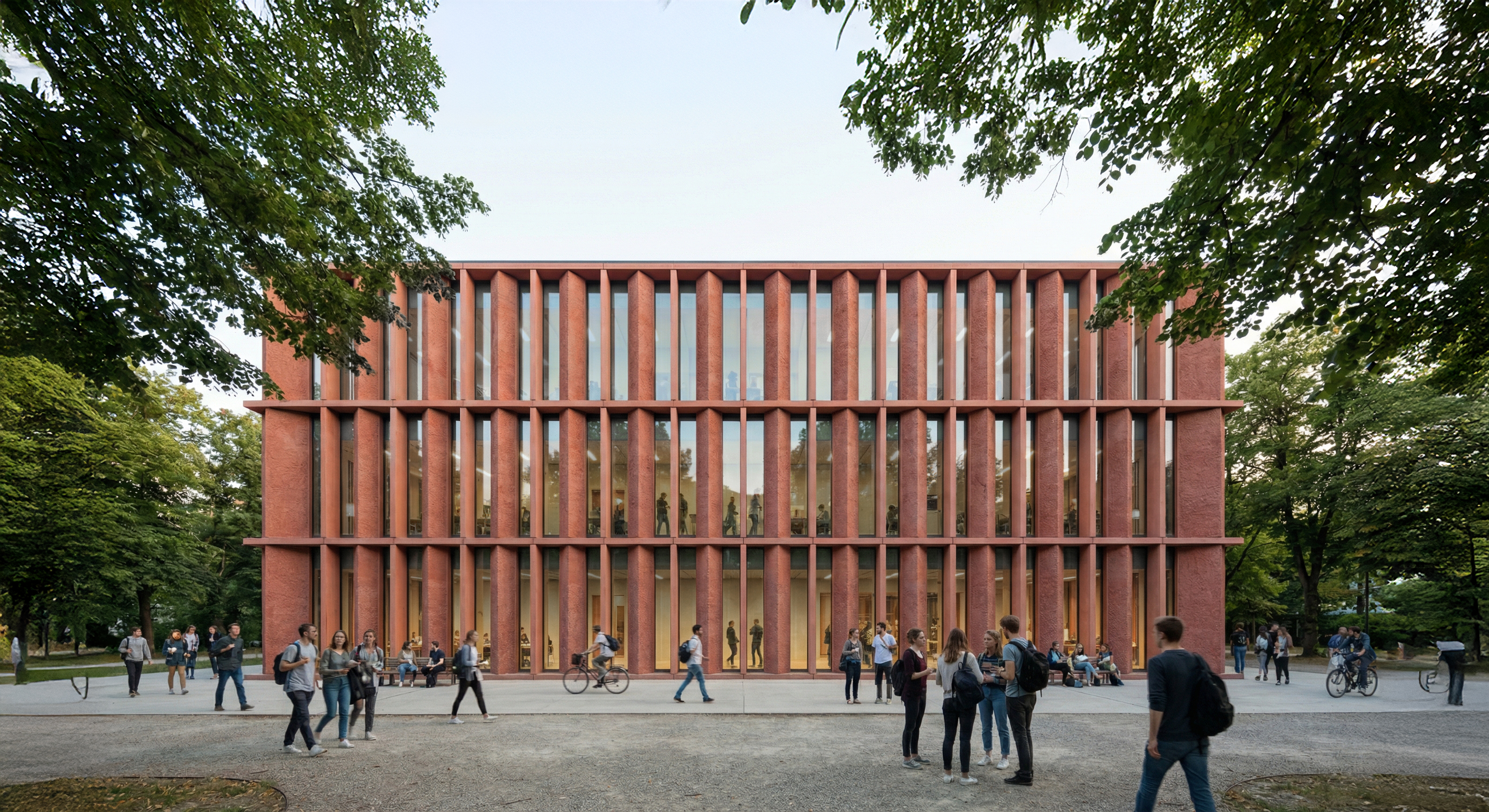 Library facade