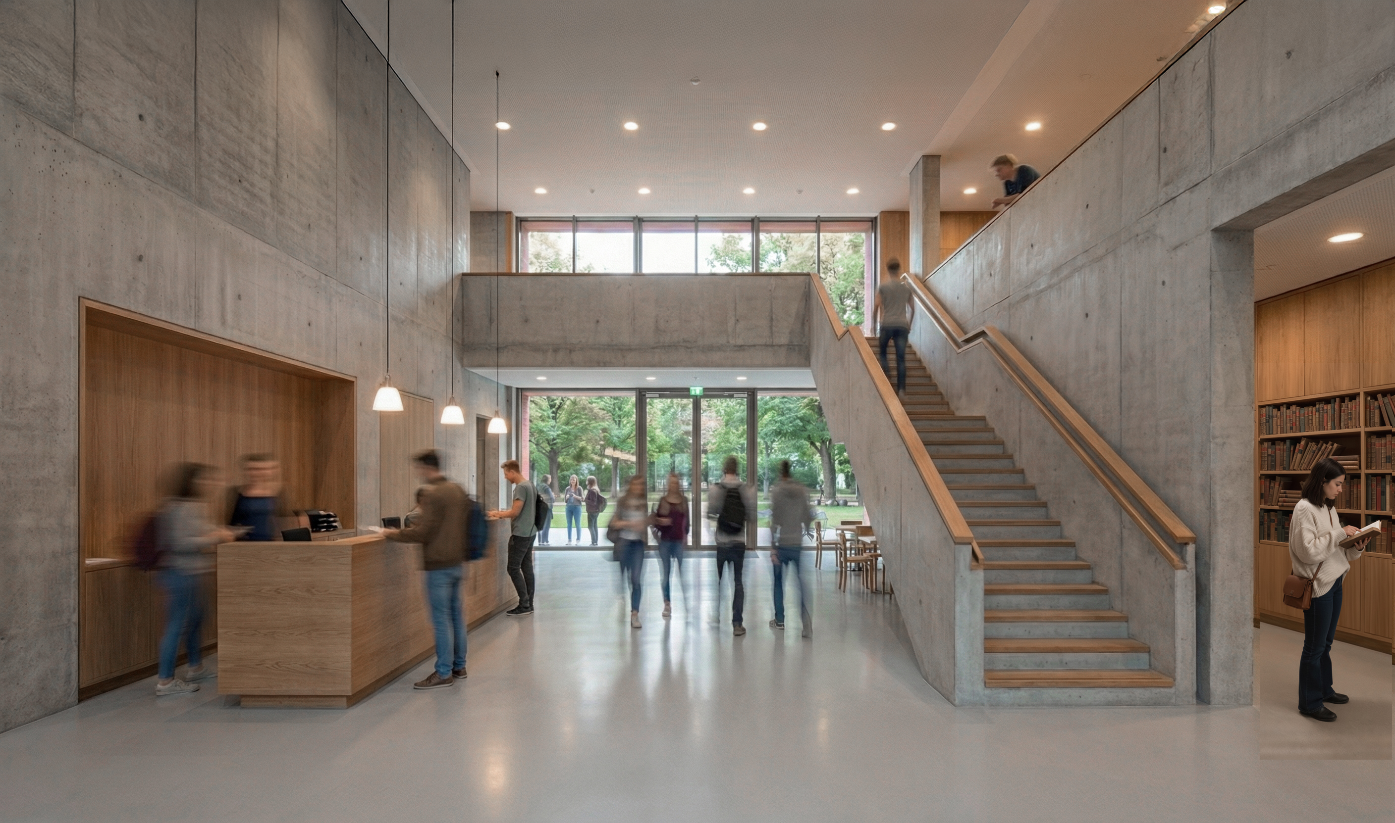 Library foyer
