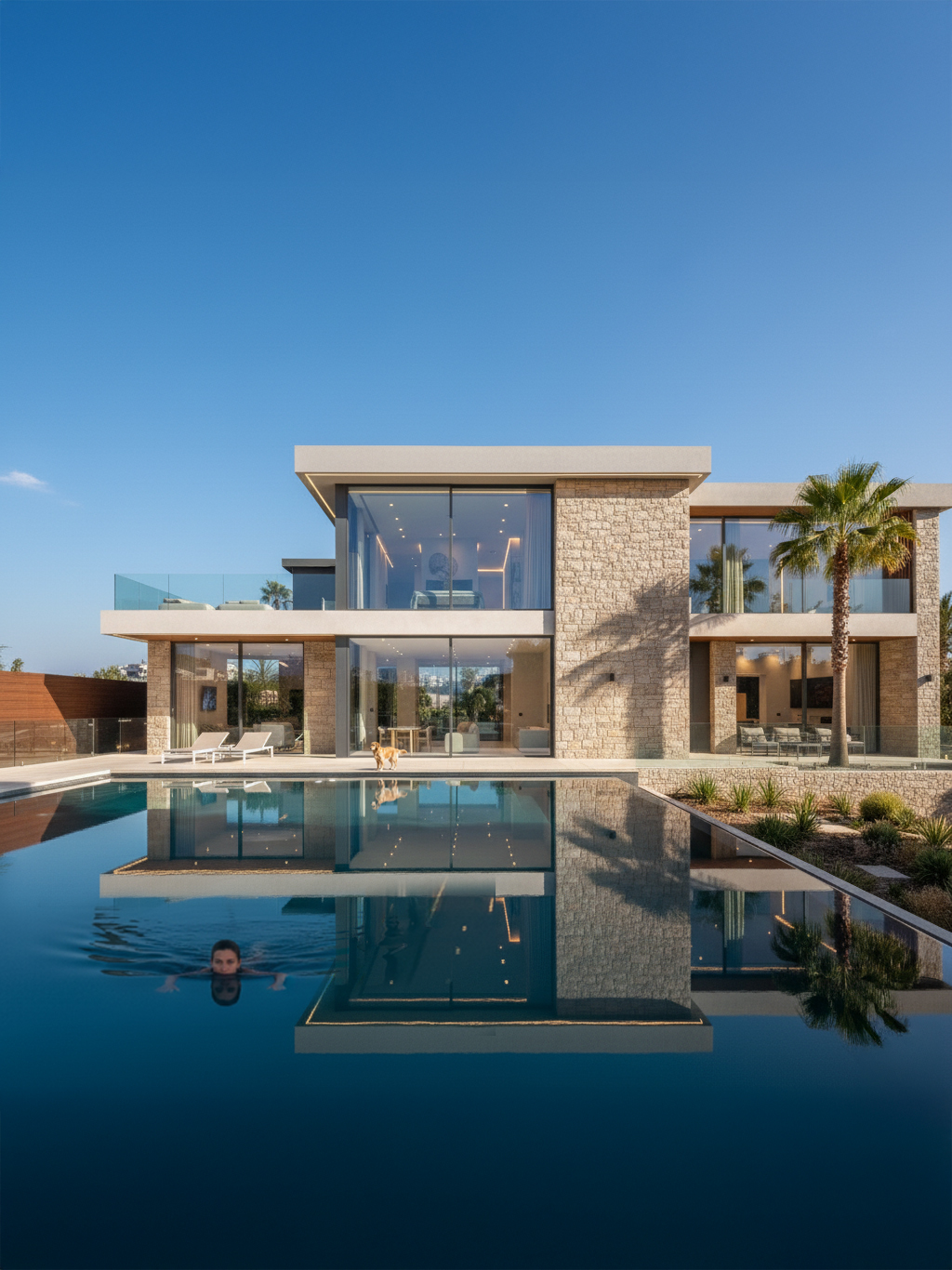 Villa in daylight