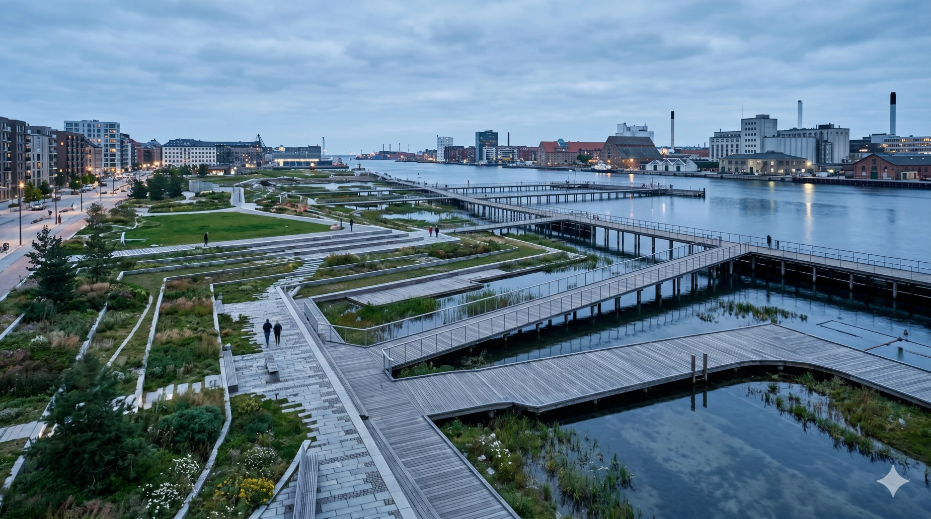Tidewater — tidal park, Copenhagen