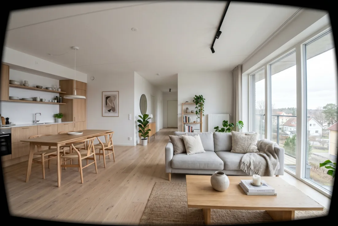 Built interior — clean modern apartment